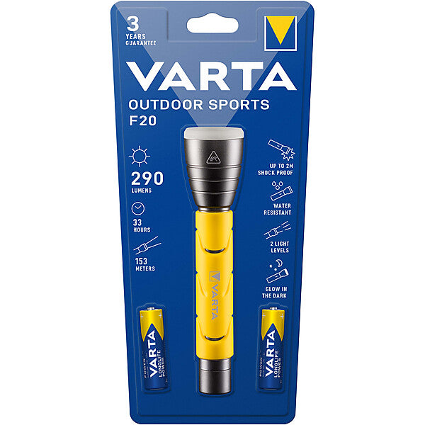 VARTA Leuchte Outdoor Sports F20 inkl. 2AA 18628